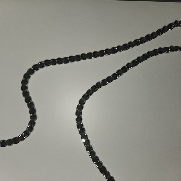 Chanel Caviar Quilted Boy Wallet On Chain WOC Grey - Picture 7 of 11